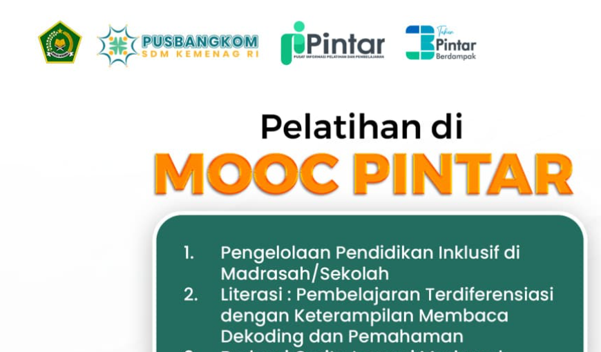 Segera Daftarkan Dirimu! MOOC Pintar Kemenag Kembali Buka Pelatihan Gratis untuk Periode September 2025